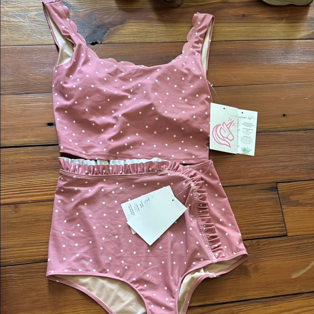 Kortni Jeane Pink Star Swimsuit